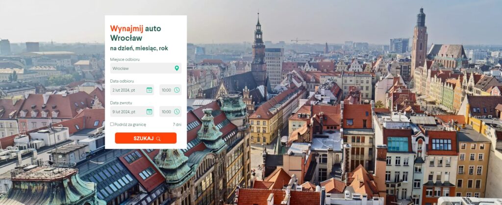 jak wynająć samochód we Wrocławiu?