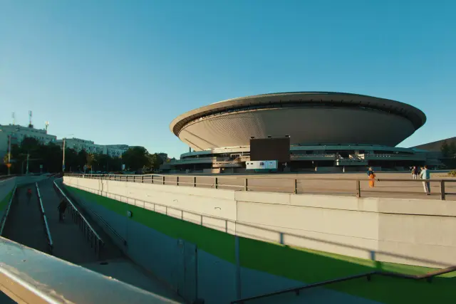 The Spodek arena in Katowice